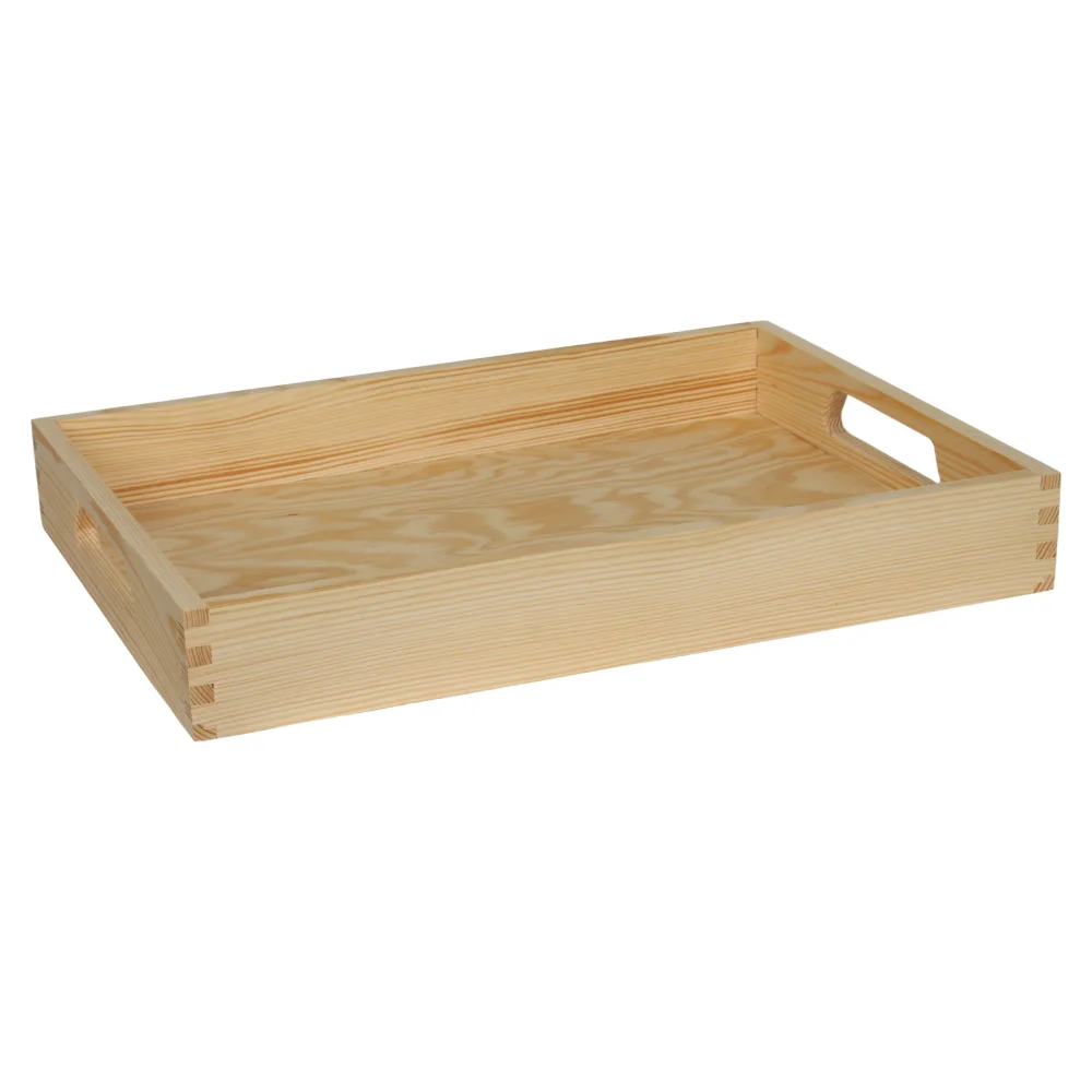 Pine & Walnut Serving Tray — photo 1